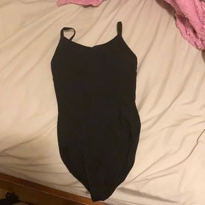 Gymnastics leotard black for girls